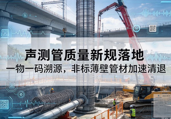 红寺堡声测管质量新规落地，一物一码溯源，非标薄壁管材加速清退